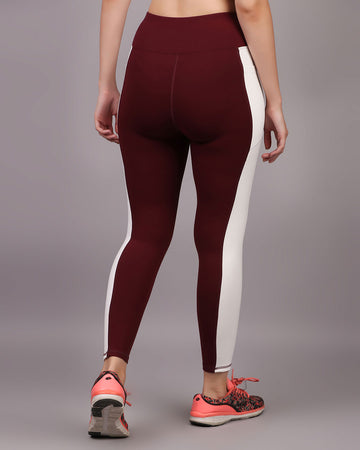 Gym Leggings - Maroon